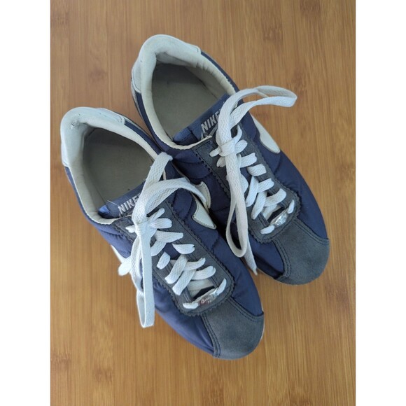 Nike Cortez '72 Nylon Women's 7.5 Blue Suede White EU 38.5 (COM9) - Picture 2 of 8